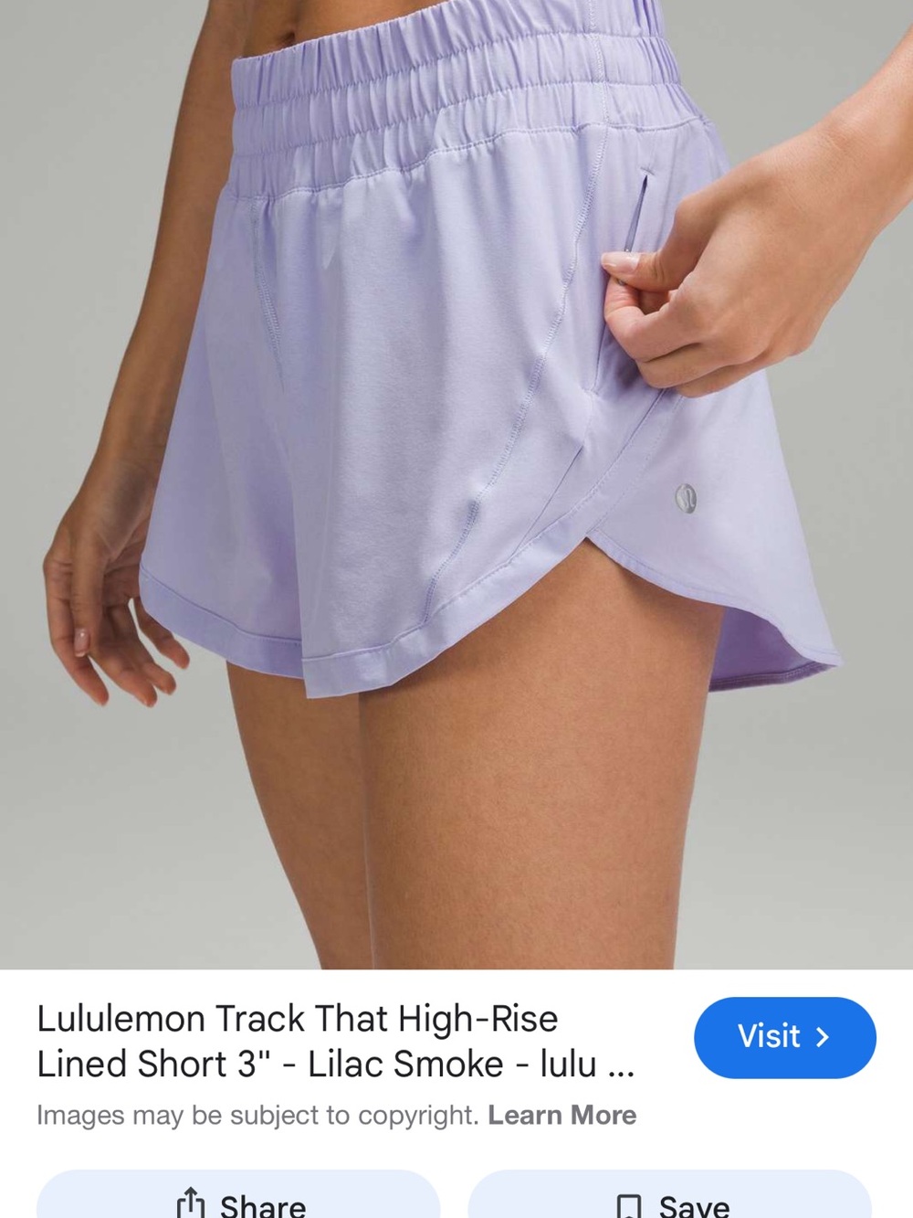 Lululemon track that 5” short